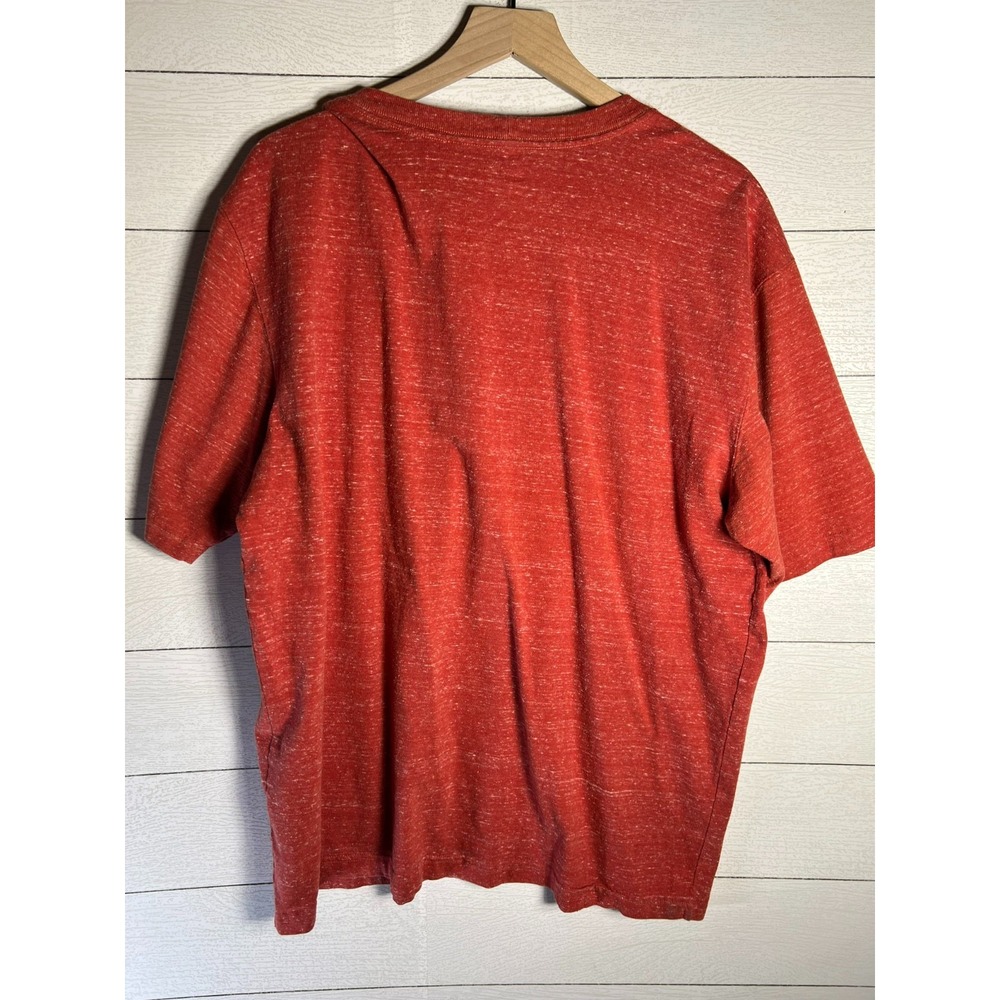 Carhartt Large K87 Mens Original Fit Pocket Red Heather Short Sleeve T Shirt - Picture 10 of 10
